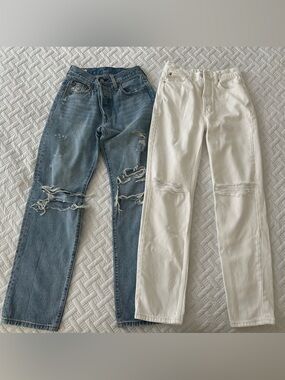 Levi’s 501 and Free People Jeans Bundle size 26